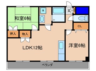 ソレイユ千の物件間取画像